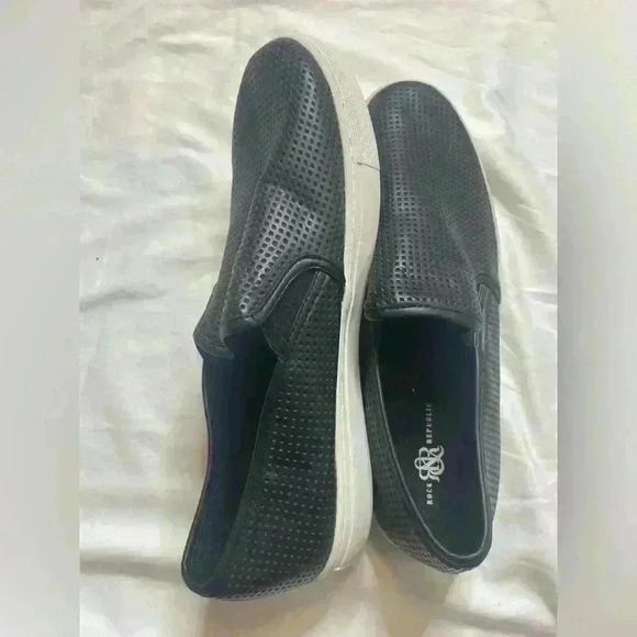 Rock and Republic Men’s Size 12 Slip On Shoes Black - Picture 7 of 9